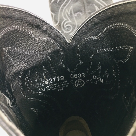 Vintage Python Cowboy Boots 6.5 - Picture 4 of 4